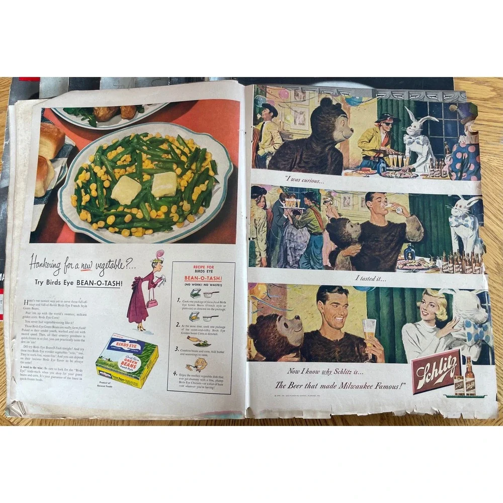 Vintage LIFE Magazine Lot 8 Issues 1940s Debutante Joanne Connelley Schlitz Ads - Picture 3 of 16